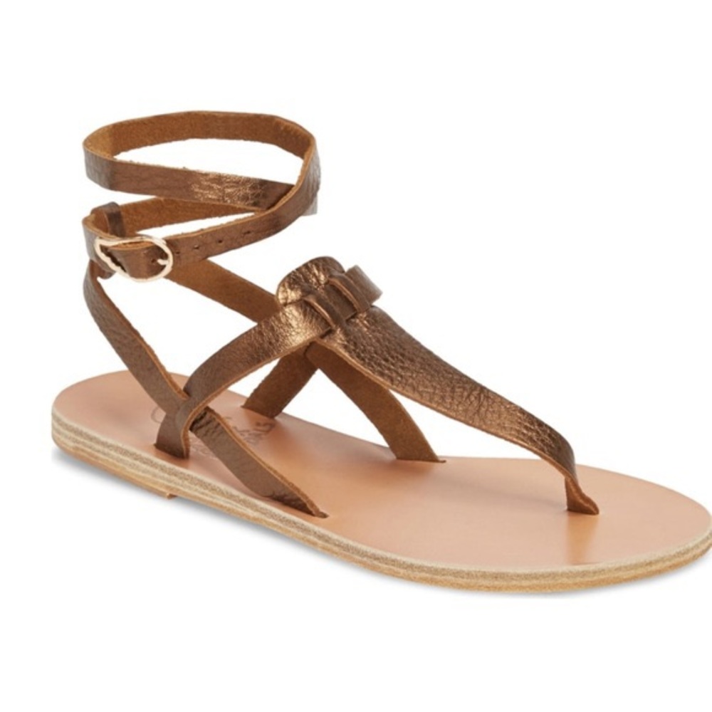 Leather gladiator sandals